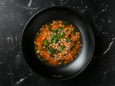 Barley, Veg & Miso Broth